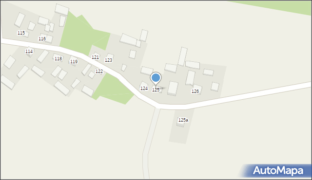 Kostrzeszyn, Kostrzeszyn, 125, mapa Kostrzeszyn