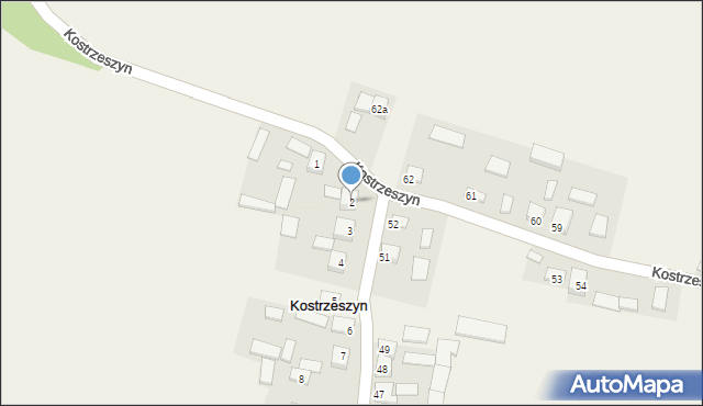 Kostrzeszyn, Kostrzeszyn, 2, mapa Kostrzeszyn