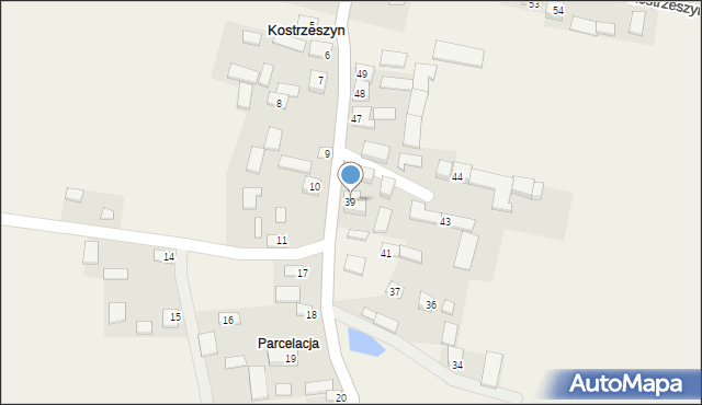 Kostrzeszyn, Kostrzeszyn, 39, mapa Kostrzeszyn