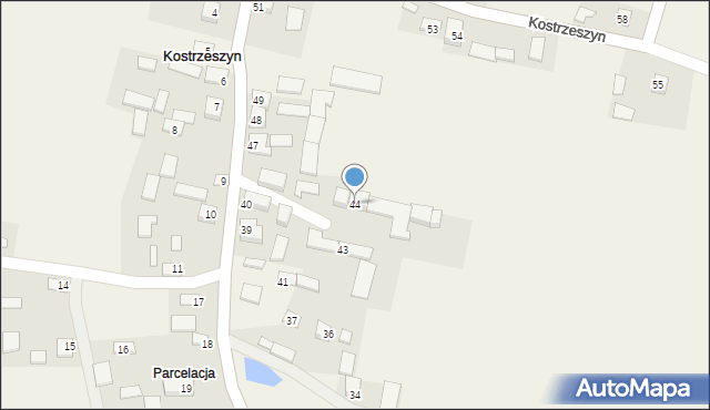 Kostrzeszyn, Kostrzeszyn, 44, mapa Kostrzeszyn