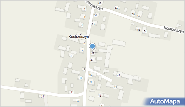 Kostrzeszyn, Kostrzeszyn, 48, mapa Kostrzeszyn