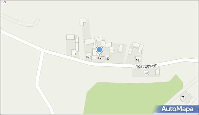 Kostrzeszyn, Kostrzeszyn, 81, mapa Kostrzeszyn