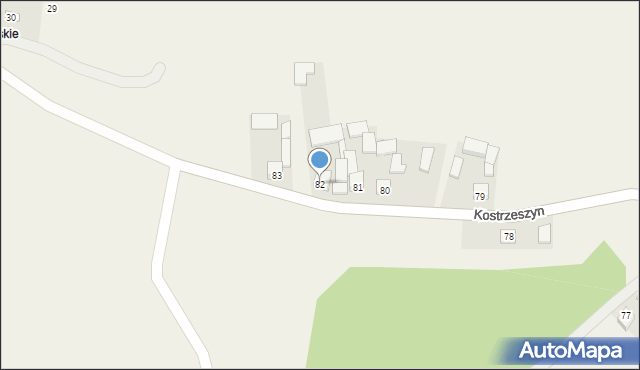 Kostrzeszyn, Kostrzeszyn, 82, mapa Kostrzeszyn