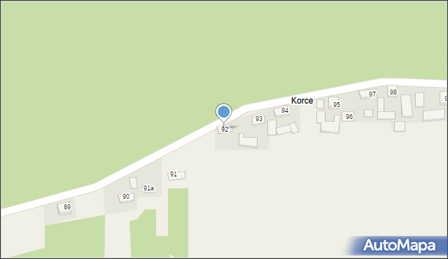 Kostrzeszyn, Kostrzeszyn, 92, mapa Kostrzeszyn