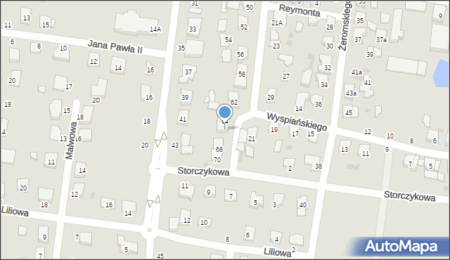 Kostrzyn, Konopnickiej Marii, 66, mapa Kostrzyn