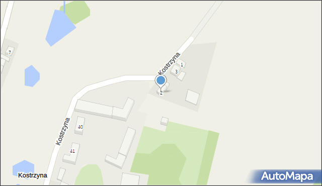 Kostrzyna, Kostrzyna, 2, mapa Kostrzyna