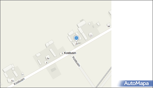 Kostusin, Kostusin, 10, mapa Kostusin