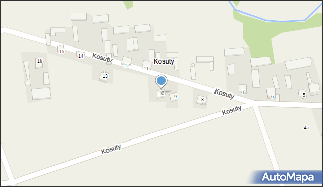 Kosuty, Kosuty, 10, mapa Kosuty