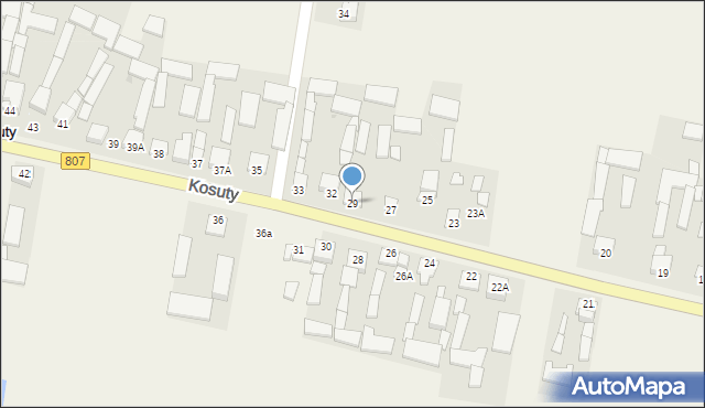 Kosuty, Kosuty, 29, mapa Kosuty