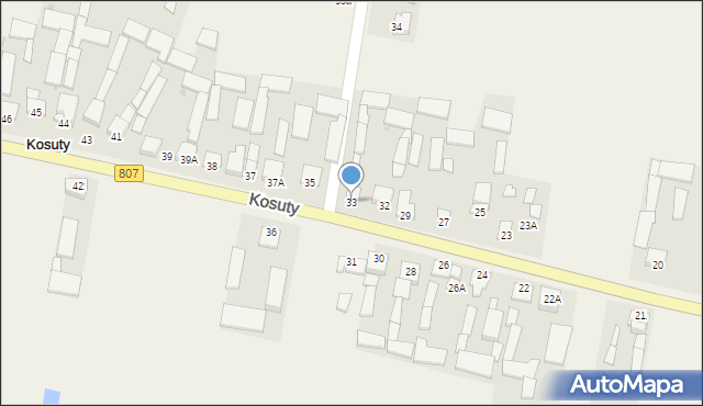 Kosuty, Kosuty, 33, mapa Kosuty