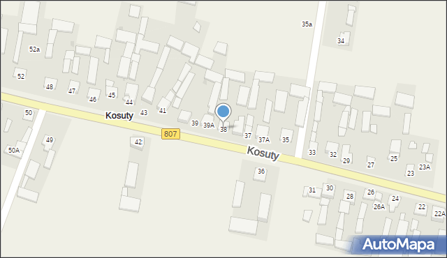 Kosuty, Kosuty, 38, mapa Kosuty