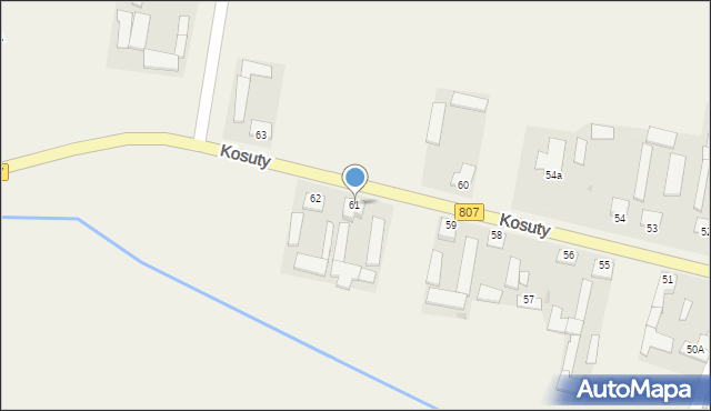 Kosuty, Kosuty, 61, mapa Kosuty