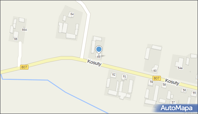 Kosuty, Kosuty, 63, mapa Kosuty