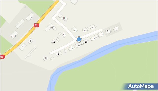 Kosyń, Kosyń, 17, mapa Kosyń