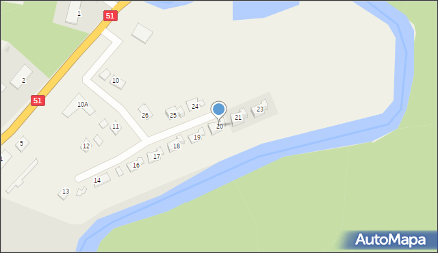 Kosyń, Kosyń, 20, mapa Kosyń