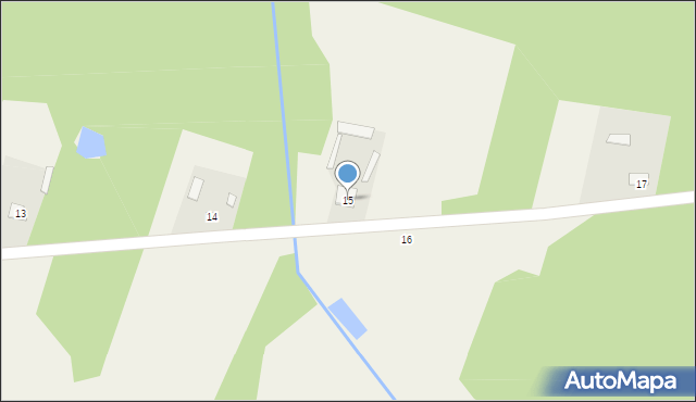 Kosyń, Kosyń, 15, mapa Kosyń