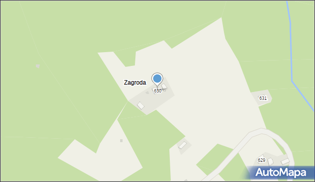 Koszarawa, Koszarawa, 630, mapa Koszarawa