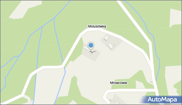 Koszarawa, Koszarawa, 754, mapa Koszarawa