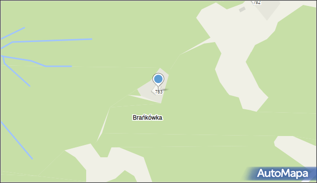 Koszarawa, Koszarawa, 783, mapa Koszarawa