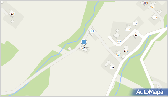 Koszary, Koszary, 69, mapa Koszary