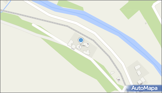 Koszary, Koszary, 7a, mapa Koszary