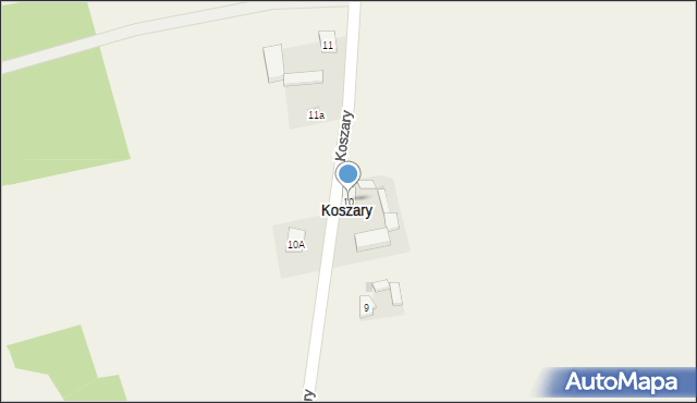 Koszary, Koszary, 10, mapa Koszary