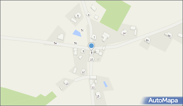 Koszary, Koszary, 8, mapa Koszary