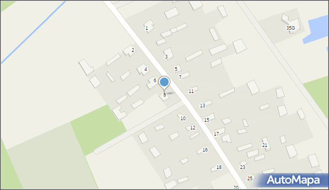 Koszele, Koszele, 8, mapa Koszele