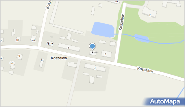 Koszelew, Koszelew, 5, mapa Koszelew