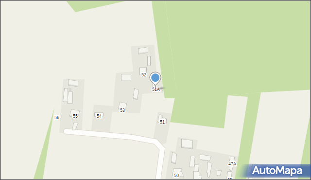 Koszelew, Koszelew, 51A, mapa Koszelew