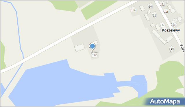 Koszelewy, Koszelewy, 112a, mapa Koszelewy