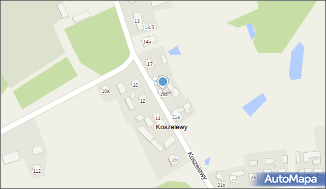 Koszelewy, Koszelewy, 19b, mapa Koszelewy