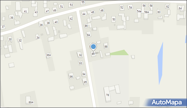 Koszelewy, Koszelewy, 80, mapa Koszelewy