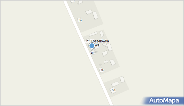 Koszelówka, Koszelówka, 48, mapa Koszelówka