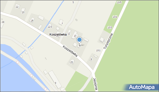 Koszelówka, Koszelówka, 11, mapa Koszelówka