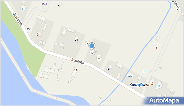 Koszelówka, Koszelówka, 12/2, mapa Koszelówka