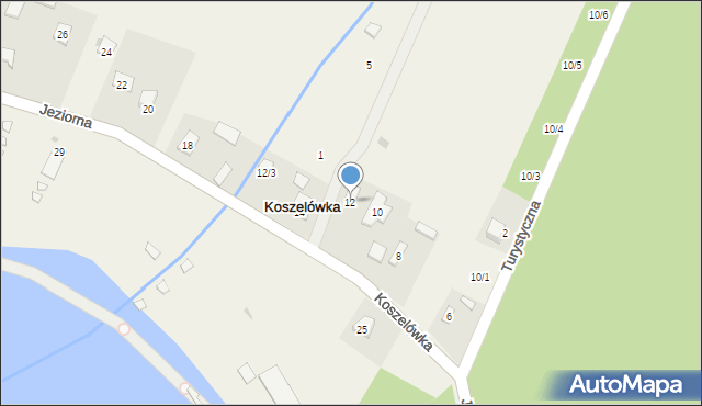 Koszelówka, Koszelówka, 12/5, mapa Koszelówka