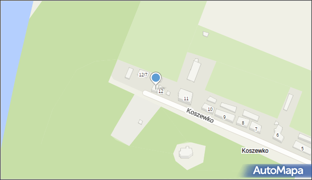 Koszewko, Koszewko, 12/2, mapa Koszewko