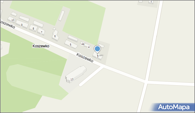 Koszewko, Koszewko, 3, mapa Koszewko