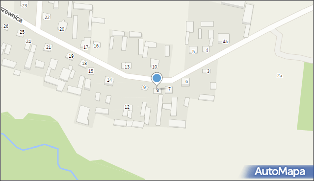 Koszewnica, Koszewnica, 8, mapa Koszewnica