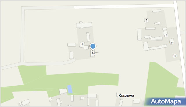 Koszewo, Koszewo, 8a, mapa Koszewo