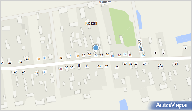 Koszki, Koszki, 24, mapa Koszki