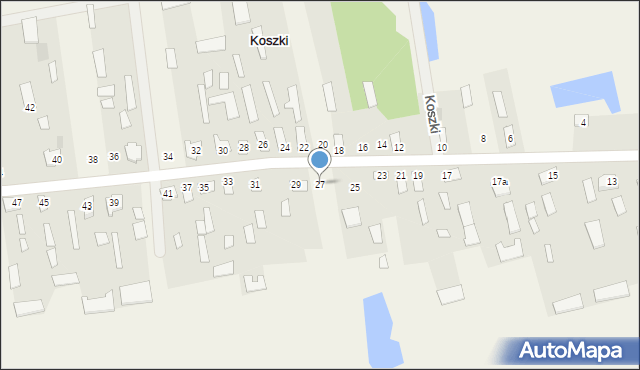 Koszki, Koszki, 27, mapa Koszki