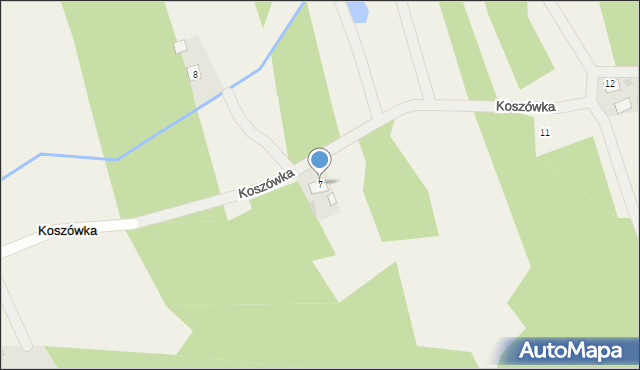 Koszówka, Koszówka, 7, mapa Koszówka