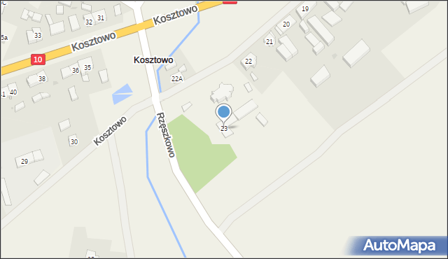 Kosztowo, Kosztowo, 23, mapa Kosztowo