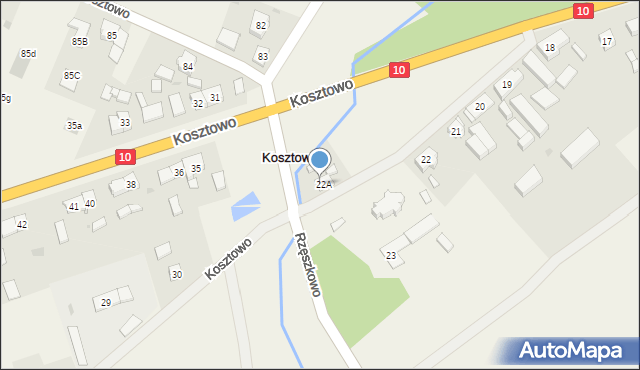 Kosztowo, Kosztowo, 24, mapa Kosztowo