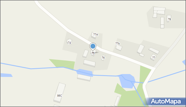 Kosztowo, Kosztowo, 75, mapa Kosztowo