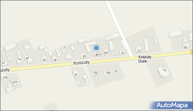 Koszuty, Koszuty, 35, mapa Koszuty