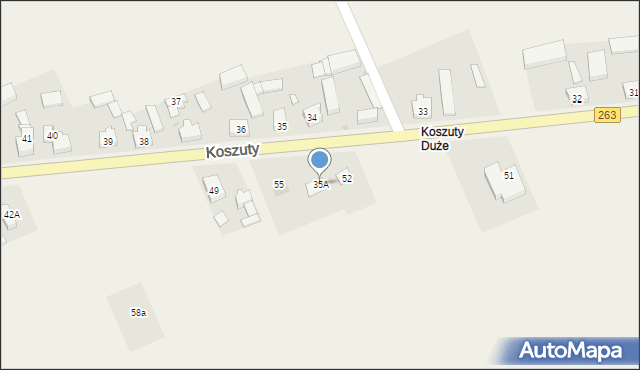 Koszuty, Koszuty, 35A, mapa Koszuty