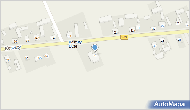 Koszuty, Koszuty, 51, mapa Koszuty